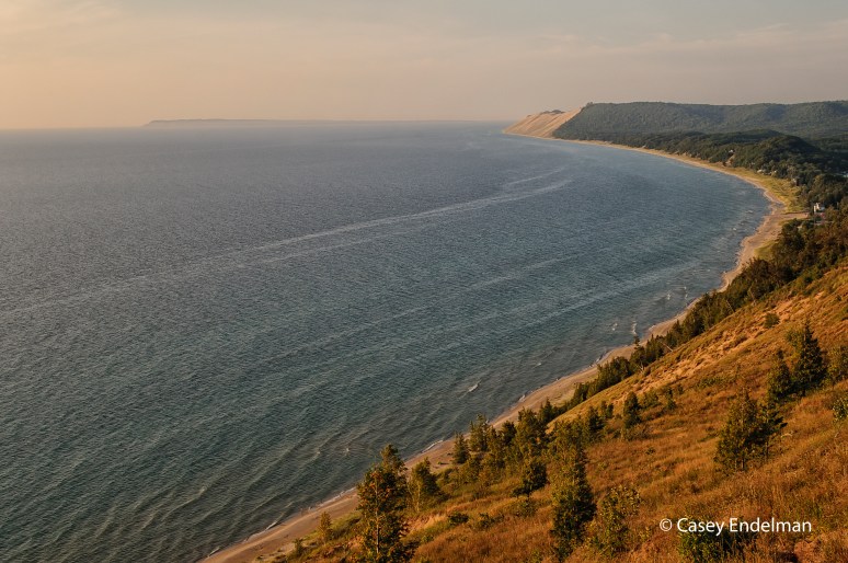 Sleeping Bear Dunes from Empire Lookout